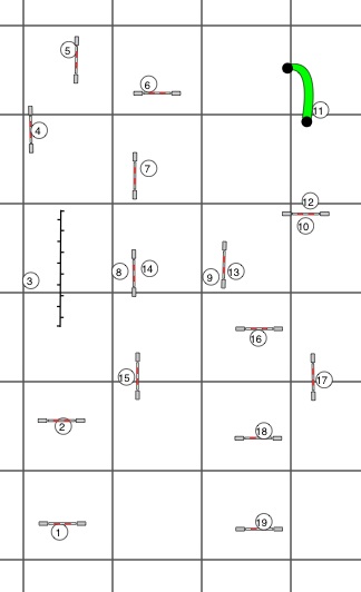 Inaccurate diagram created from my memory G1-4 Combined Jumping. 